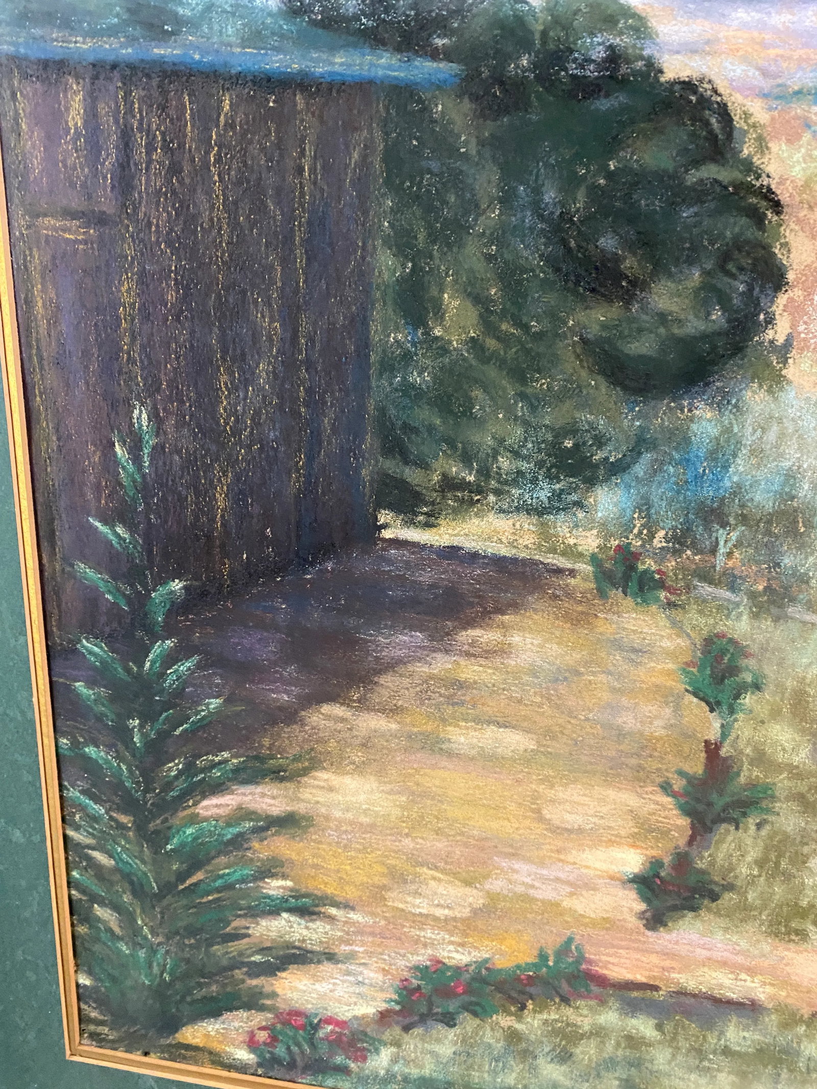 Mid Century Painting of River Bank - 9