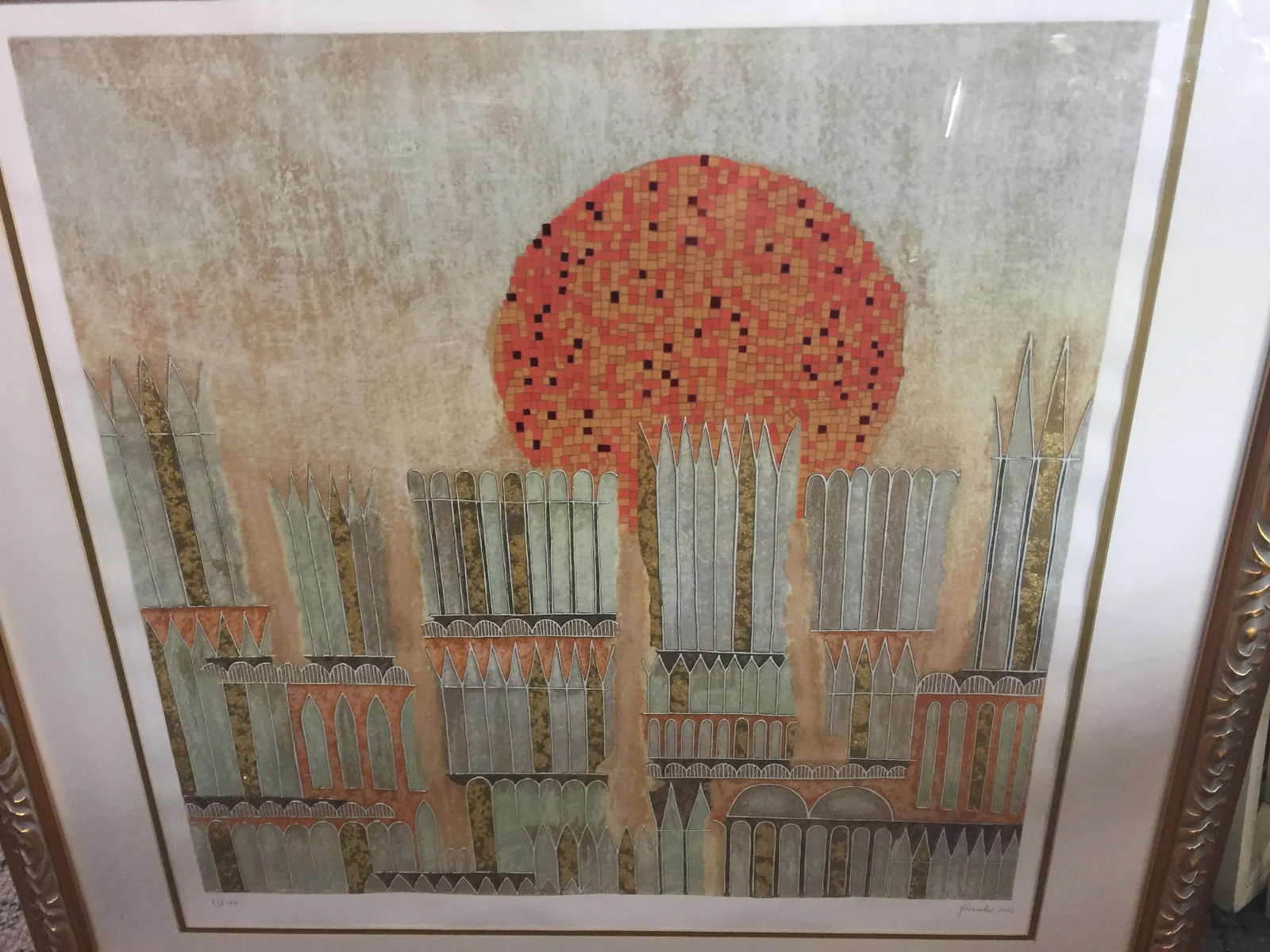 Giovanni Franko Serigraph "The Sun in the City" Serigraph Signed Lmt Ed - 2