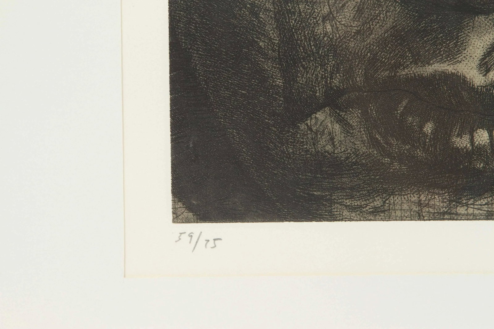 Etching by Artist Jose Manuel Fors - 4
