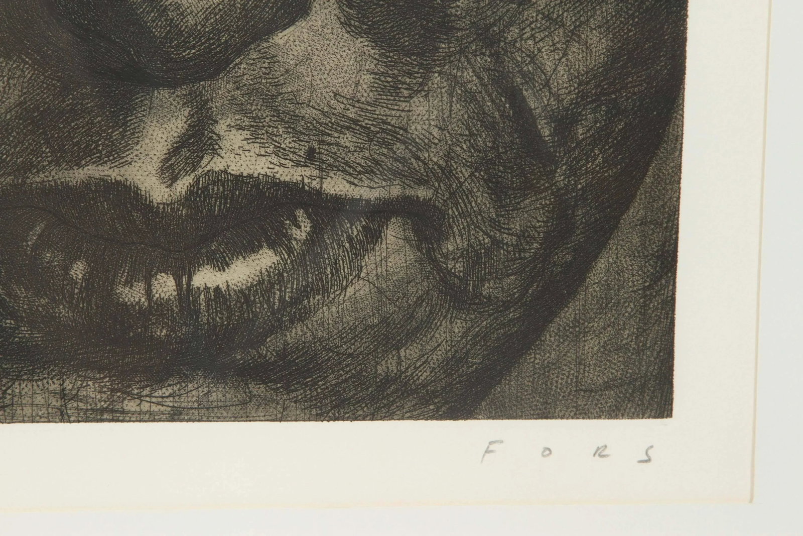 Etching by Artist Jose Manuel Fors - 5