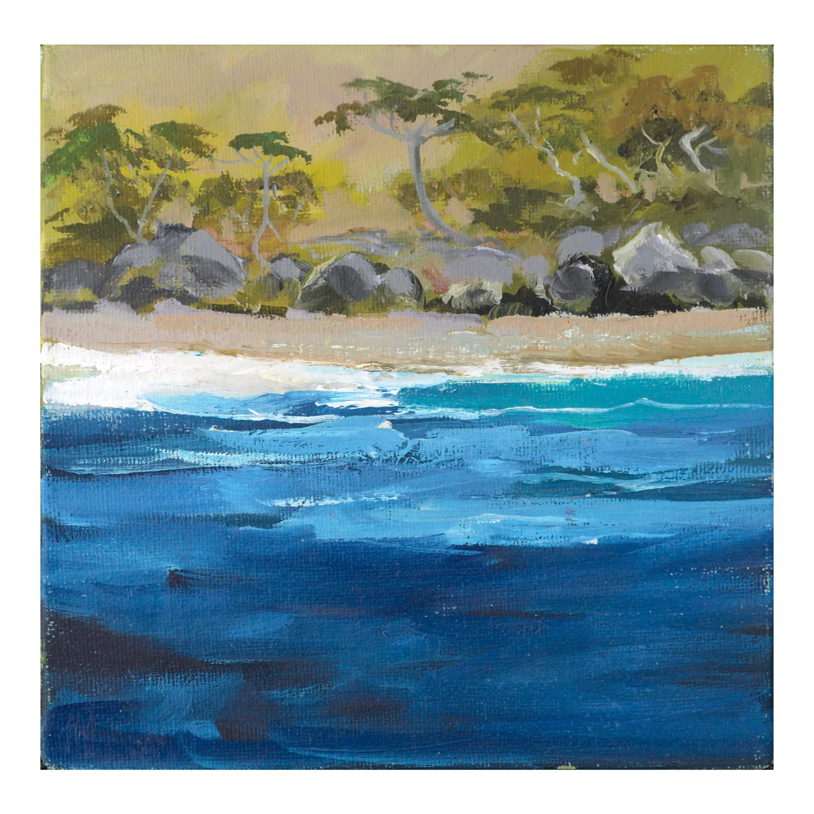 Monterey Seascape #12 - "The Landing" by Kathleen Murray (1 of 6)