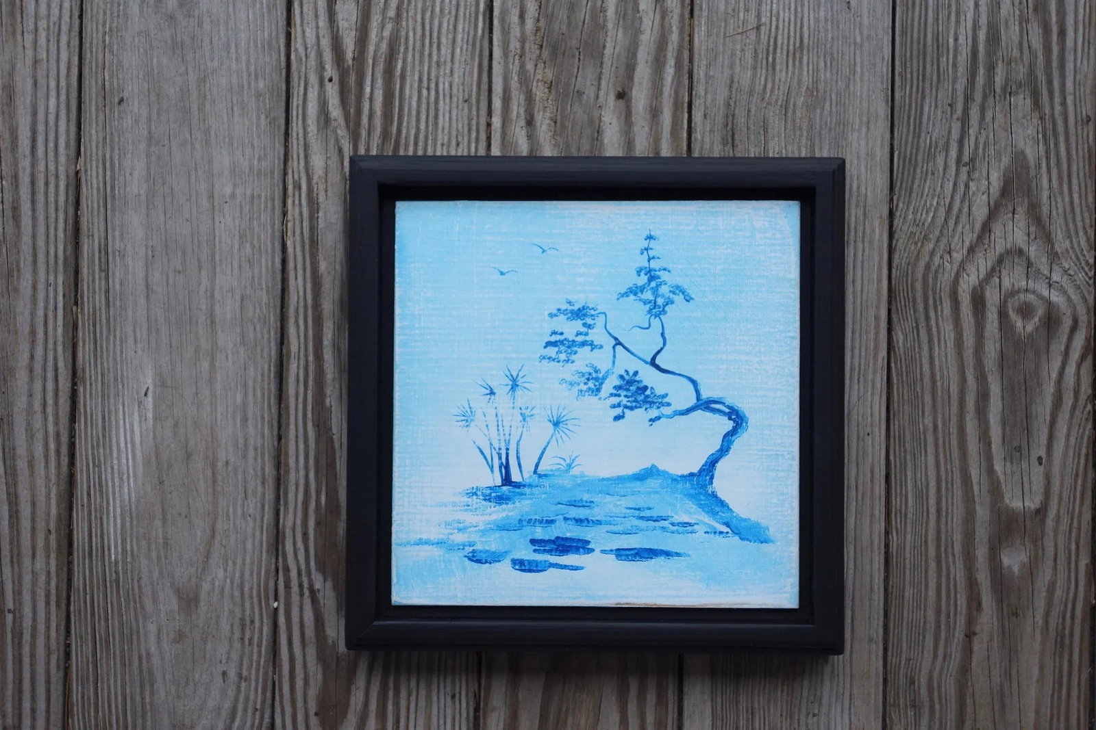Shattered Silk - Delftware Inspired Original Painting - 2