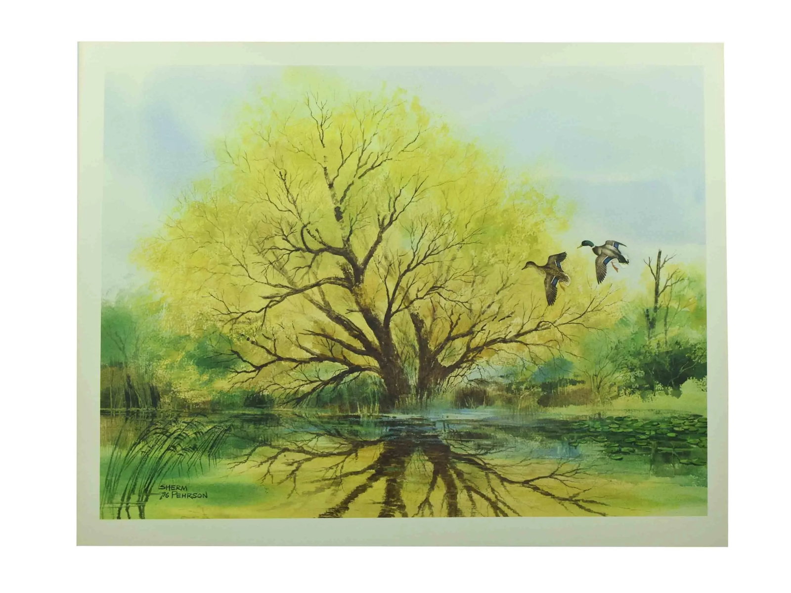 Late 20th Century Wildlife Autumn Summer Winter Spring 4 Seasons Print Art - 4 Pieces - 3