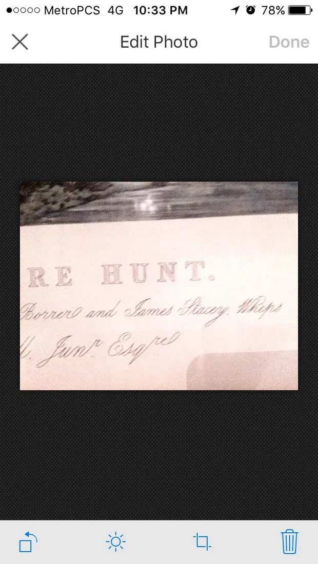 The Old Berkshire Hunt Print by Philip Thomas of Painting by John Goode Framed - 8