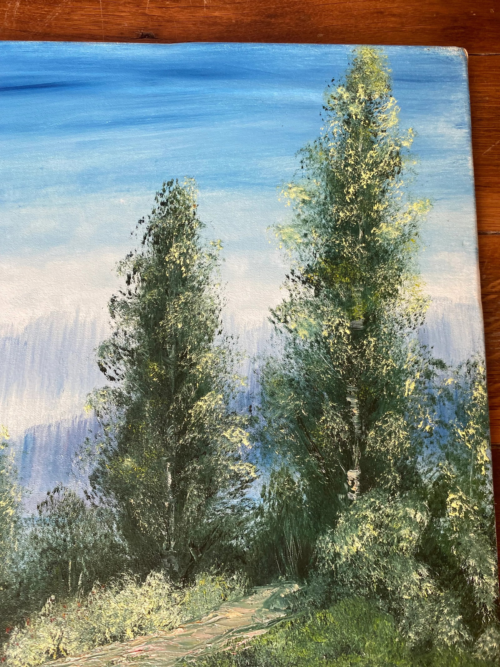 G. Marucci Beautiful Landscape Oil Painting/Canvas Signed Framed - 2
