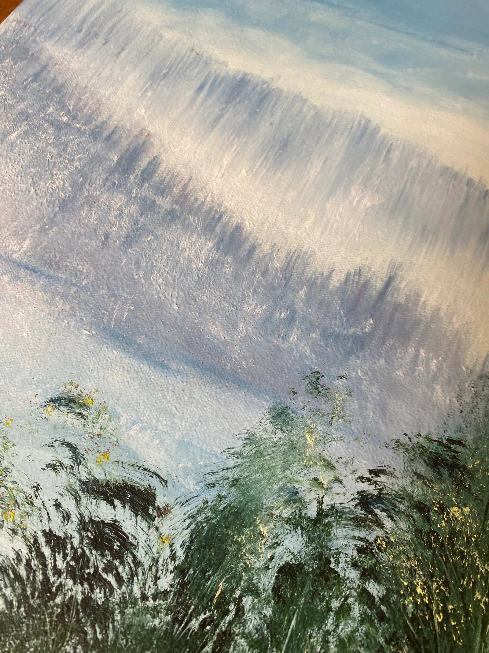 G. Marucci Beautiful Landscape Oil Painting/Canvas Signed Framed - 3