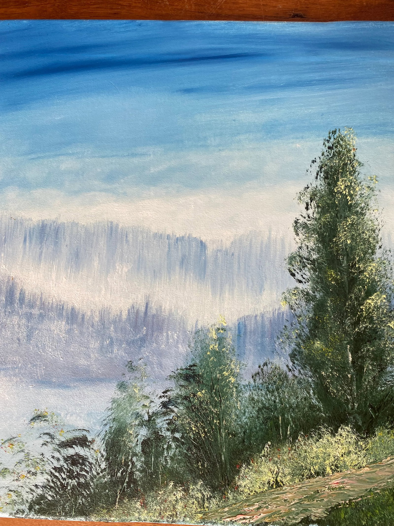 G. Marucci Beautiful Landscape Oil Painting/Canvas Signed Framed - 4
