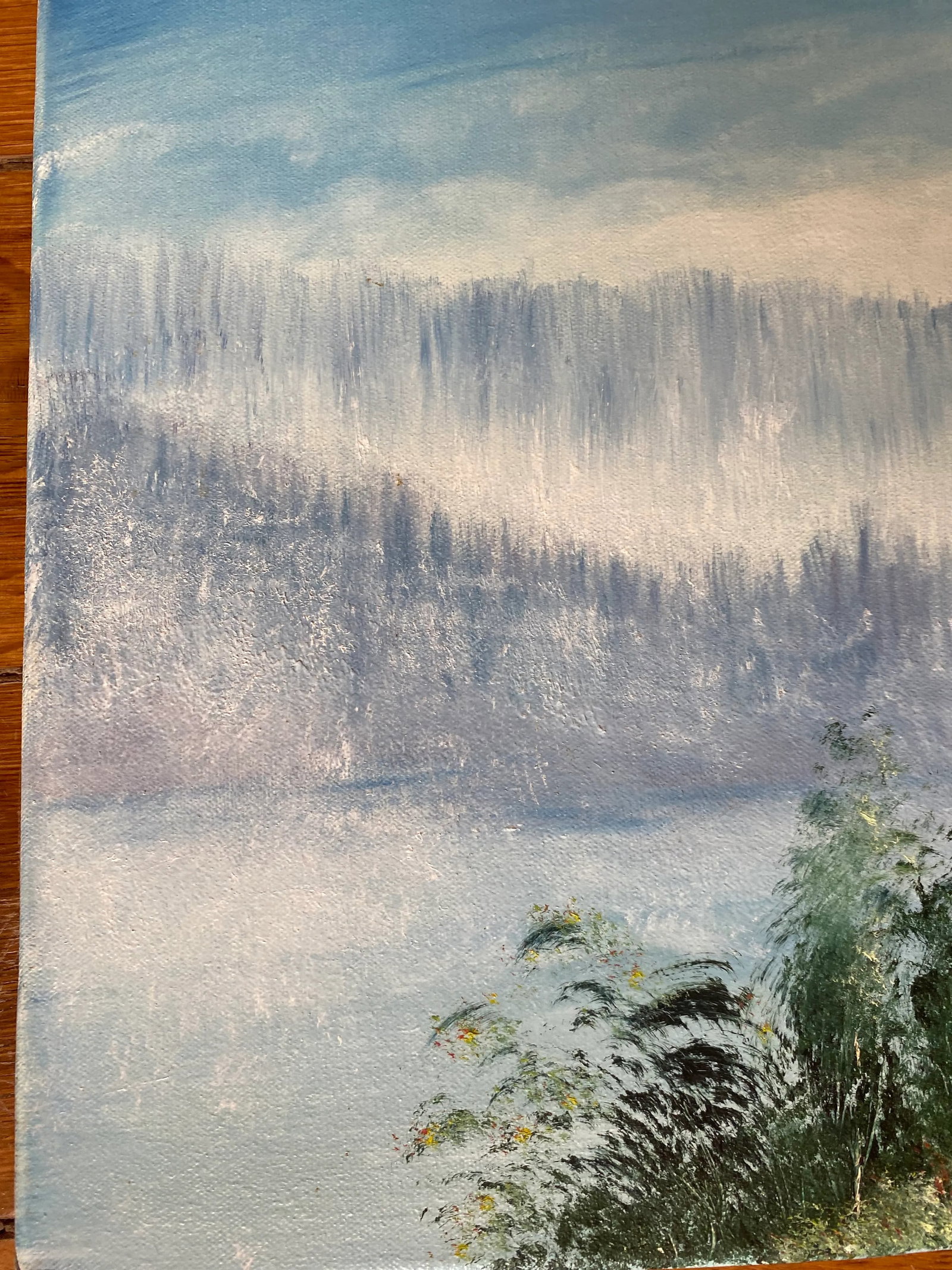G. Marucci Beautiful Landscape Oil Painting/Canvas Signed Framed - 5