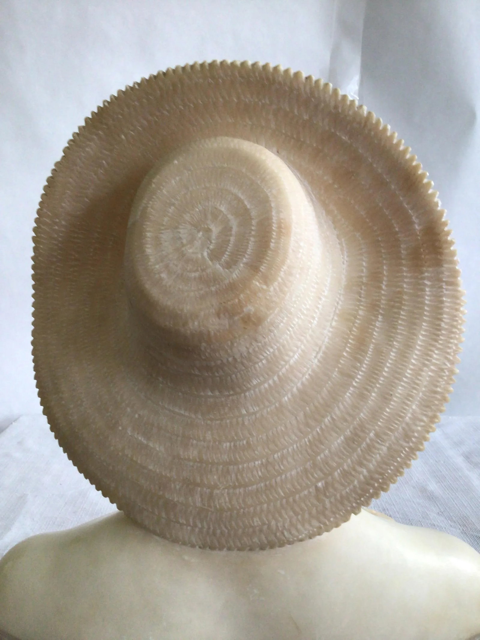 1940s Alabaster Bust Of A Young Woman On A Marble Base - 11