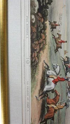 English Stag Hunting Prints - Set of 2 - 5