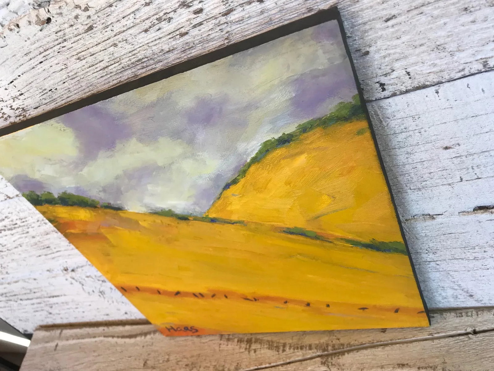 Mt. Diablo Golden Splendor, Plein Air California Landscape Painting - 2