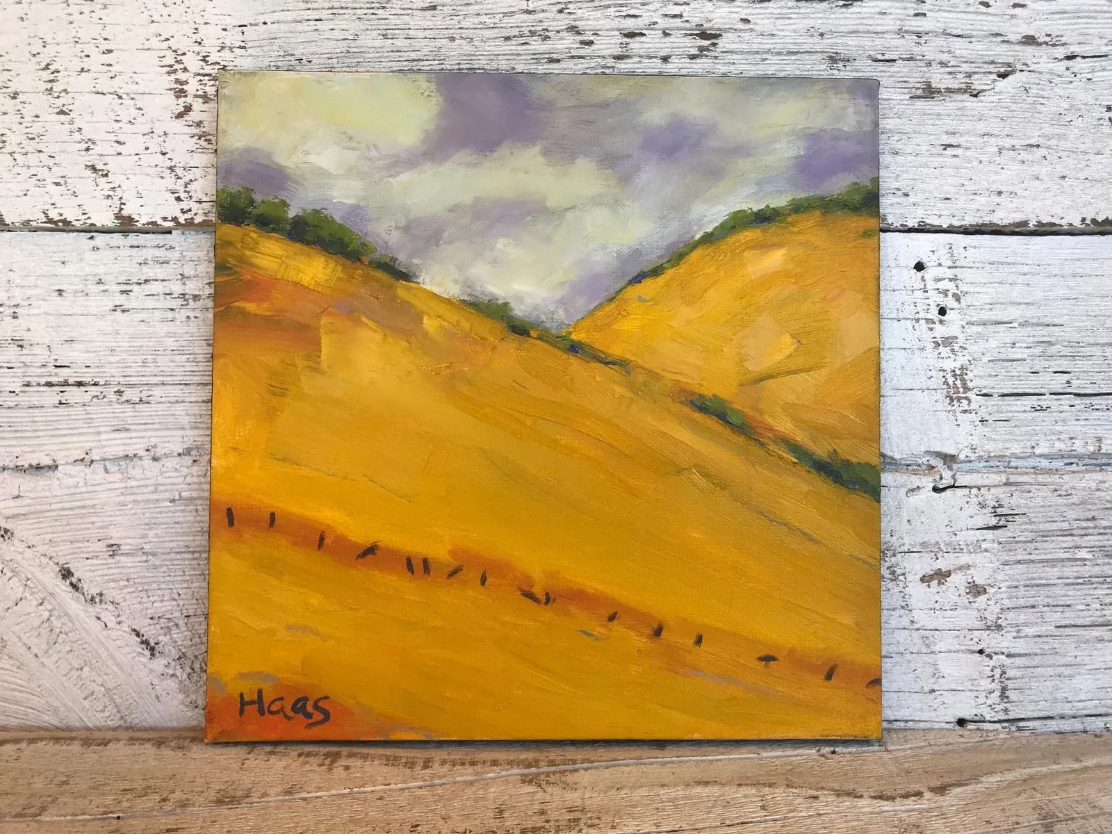 Mt. Diablo Golden Splendor, Plein Air California Landscape Painting - 3