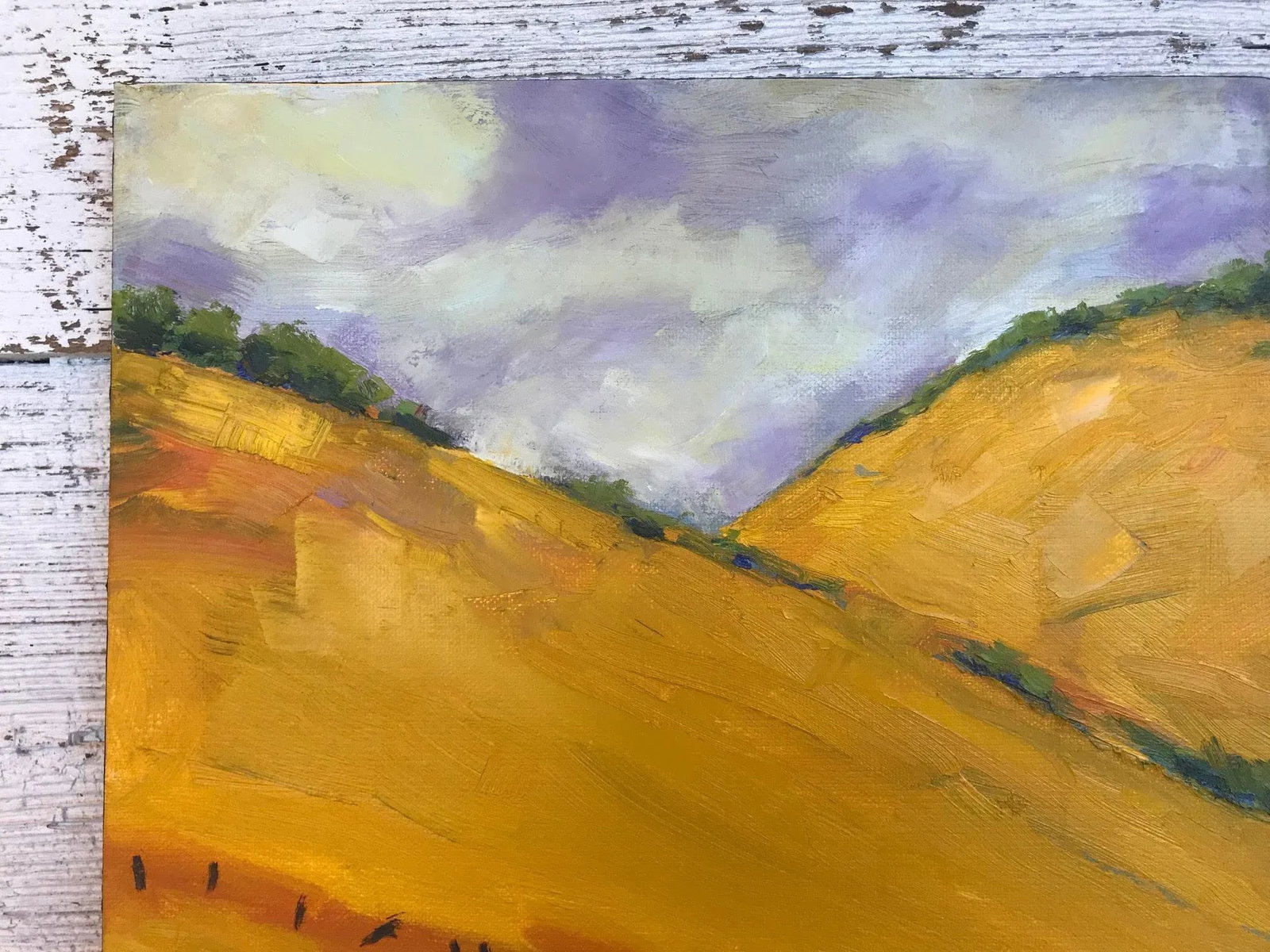 Mt. Diablo Golden Splendor, Plein Air California Landscape Painting - 4