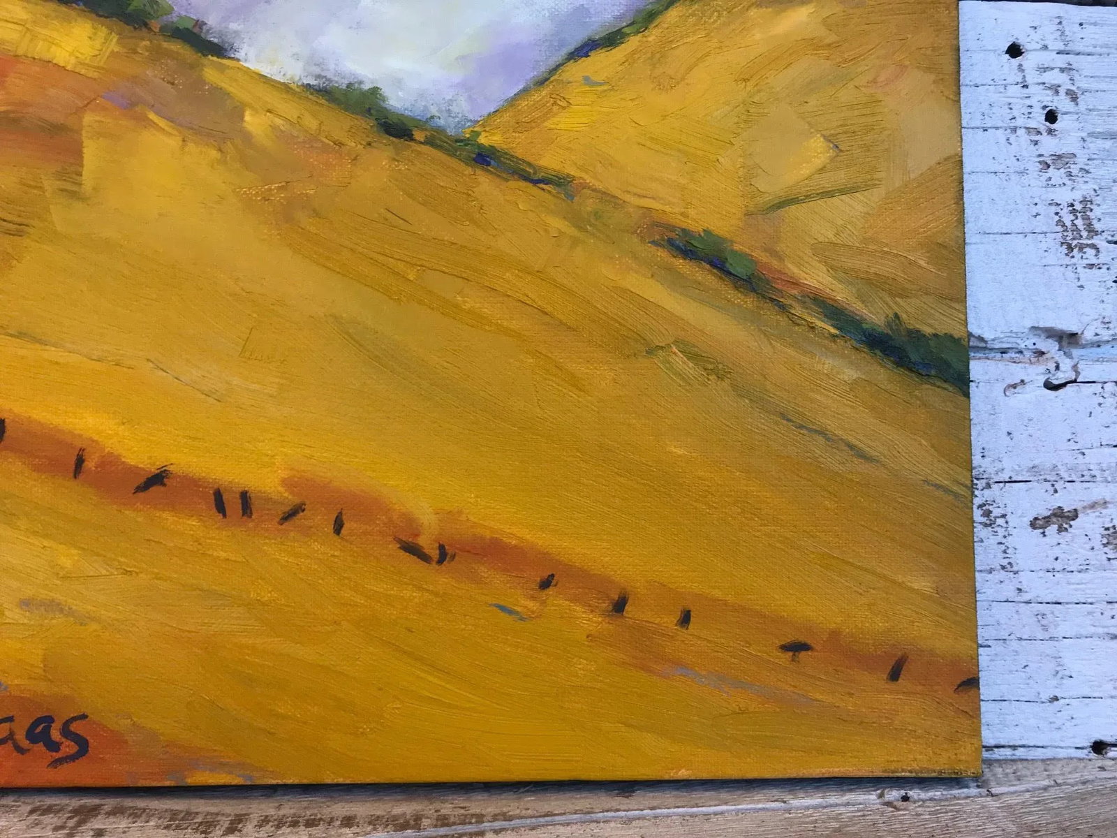 Mt. Diablo Golden Splendor, Plein Air California Landscape Painting - 5