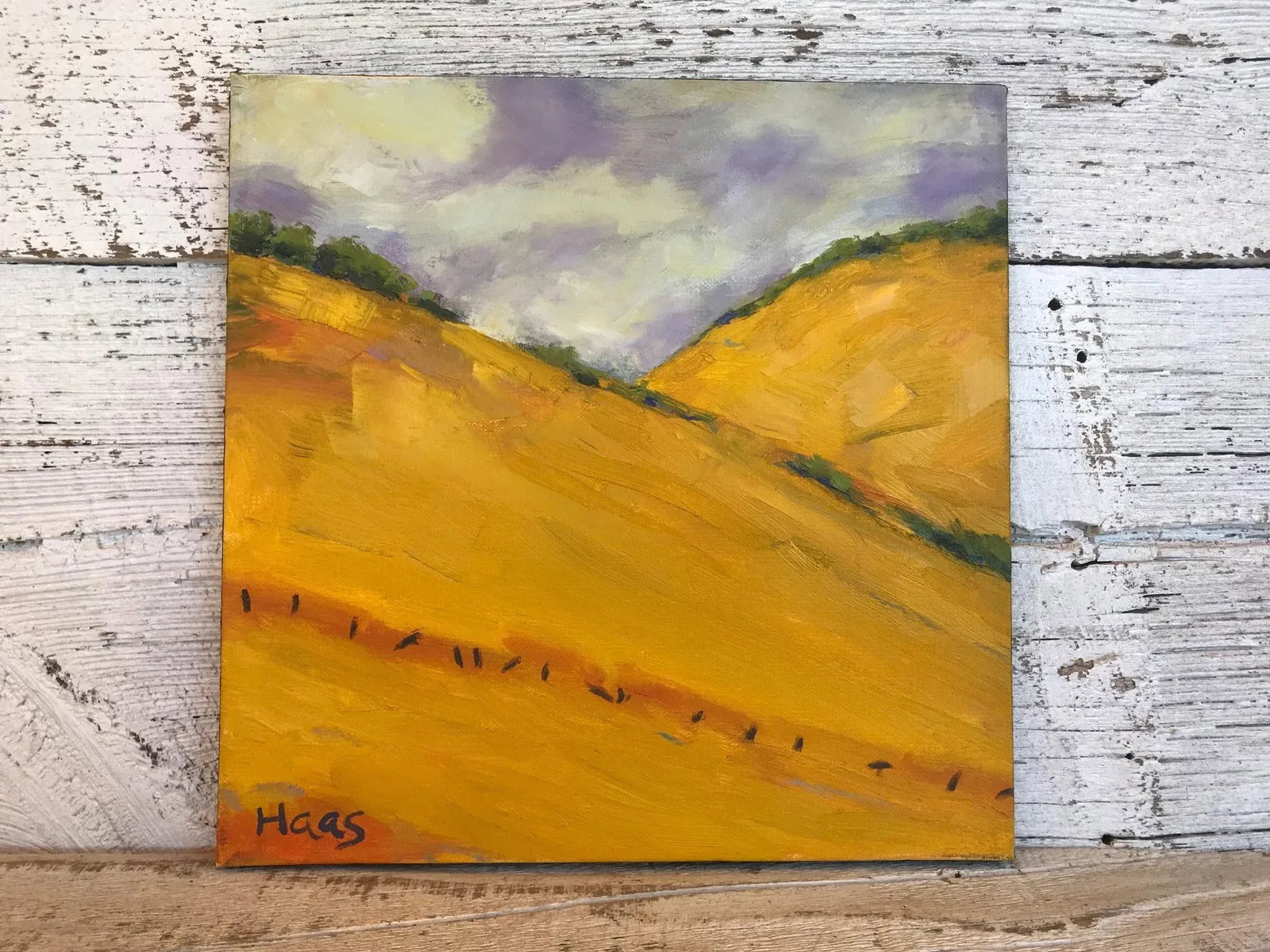Mt. Diablo Golden Splendor, Plein Air California Landscape Painting - 7