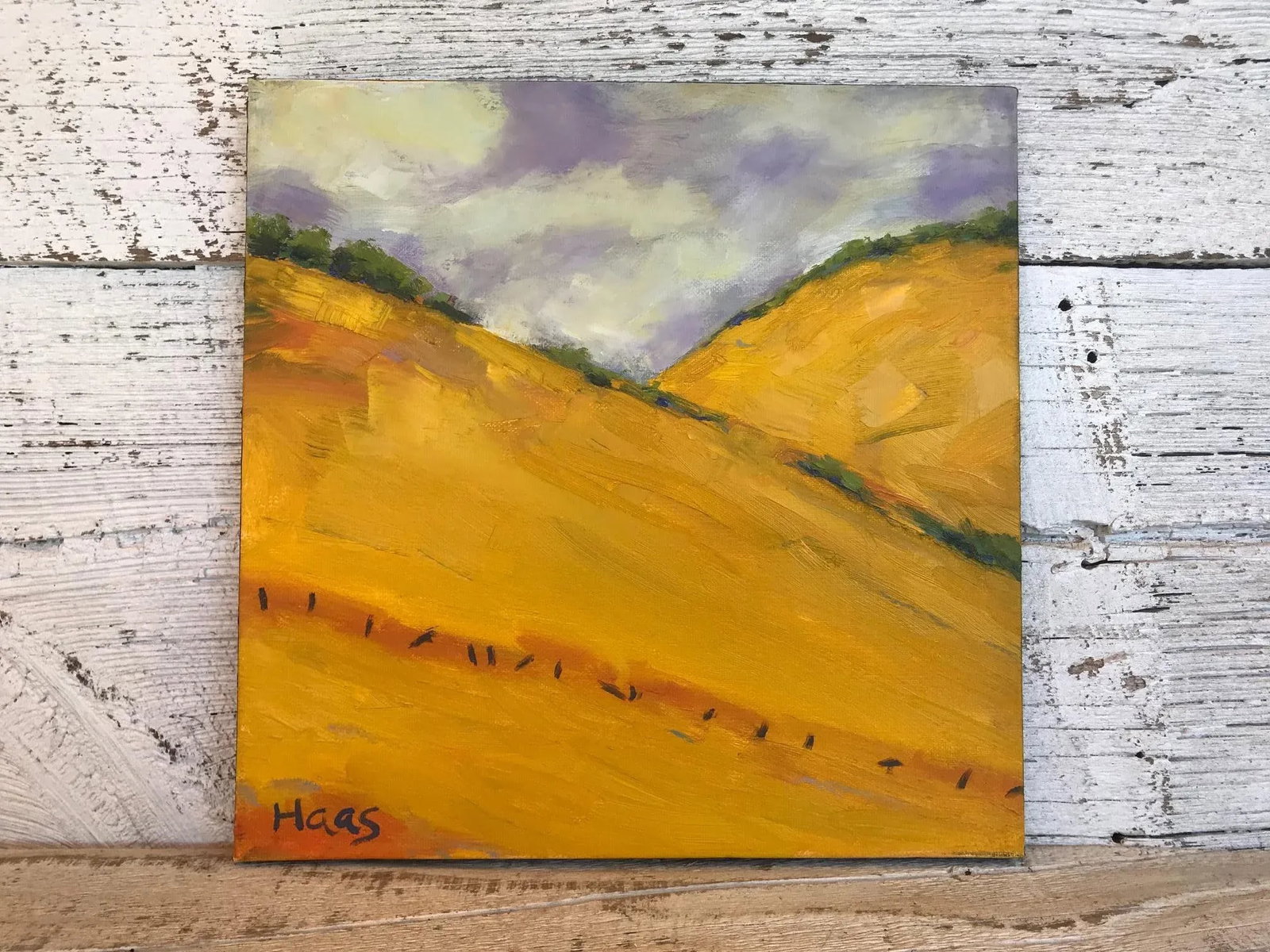 Mt. Diablo Golden Splendor, Plein Air California Landscape Painting - 9