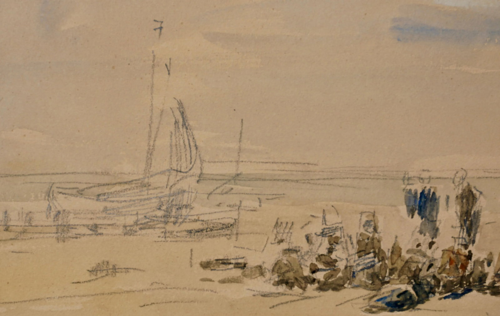 Eugene Boudin Berck Scene De Plage - 4