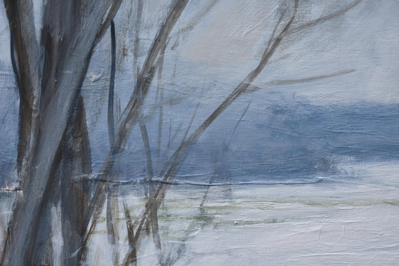 "River, Road, Field, Mountain" Contemporary Landscape Painting by Stephen Remick - 5