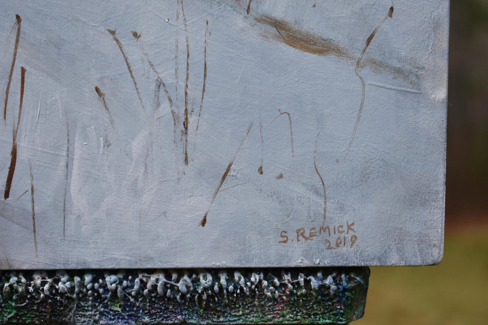 "River, Road, Field, Mountain" Contemporary Landscape Painting by Stephen Remick - 6
