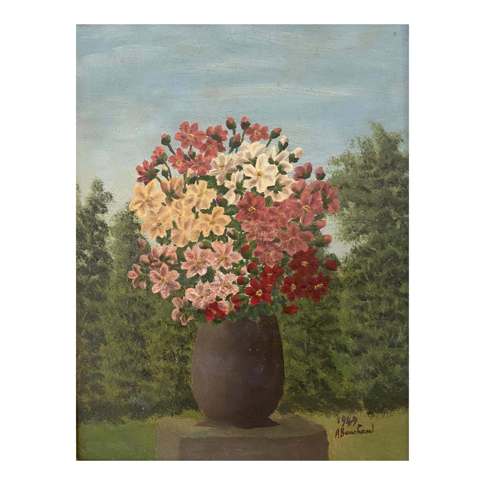 Andre Bauchant 1949 Floral Still Life Painting - 2