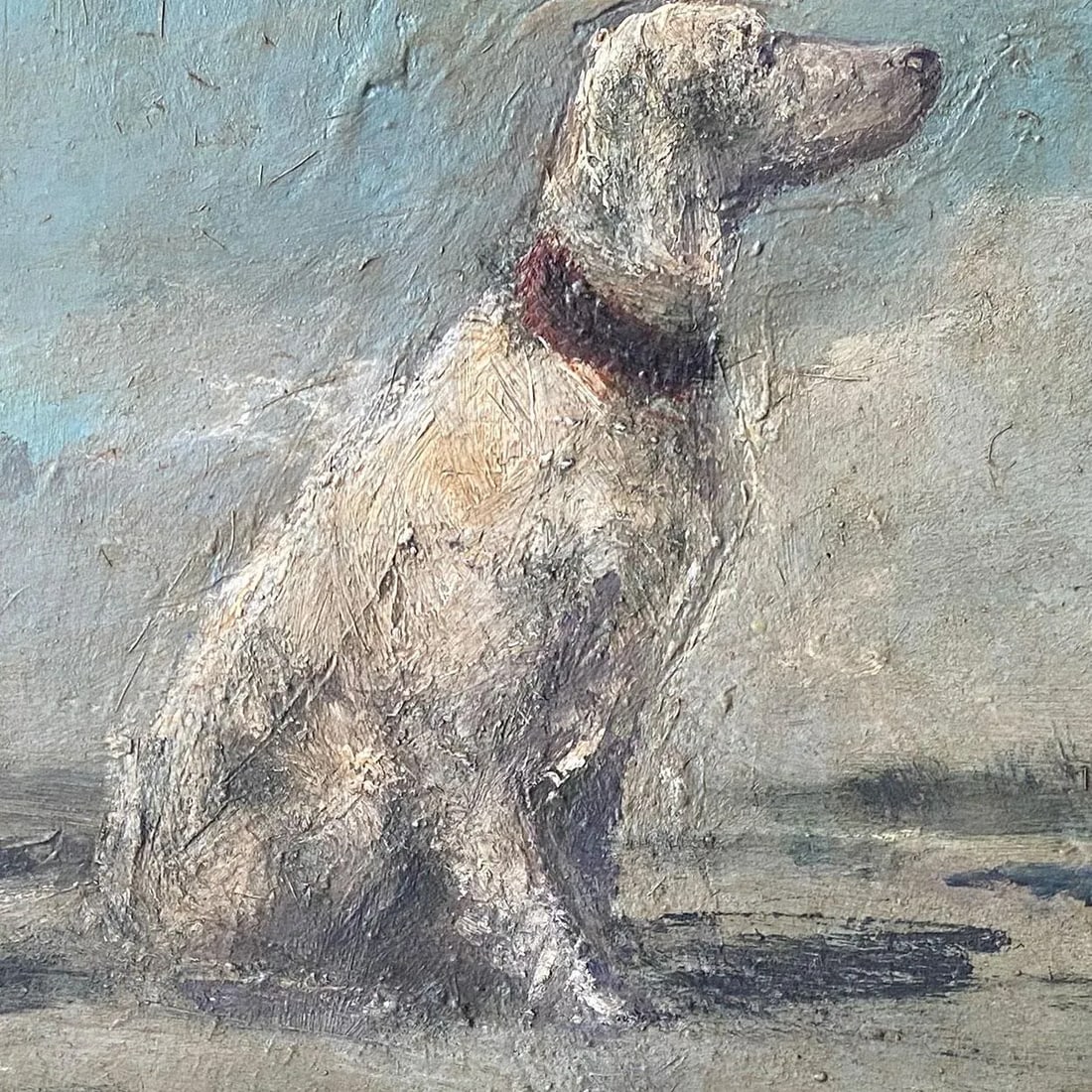 2007 Goran Djurovic Oil on Canvas Painting, the Dog - 4