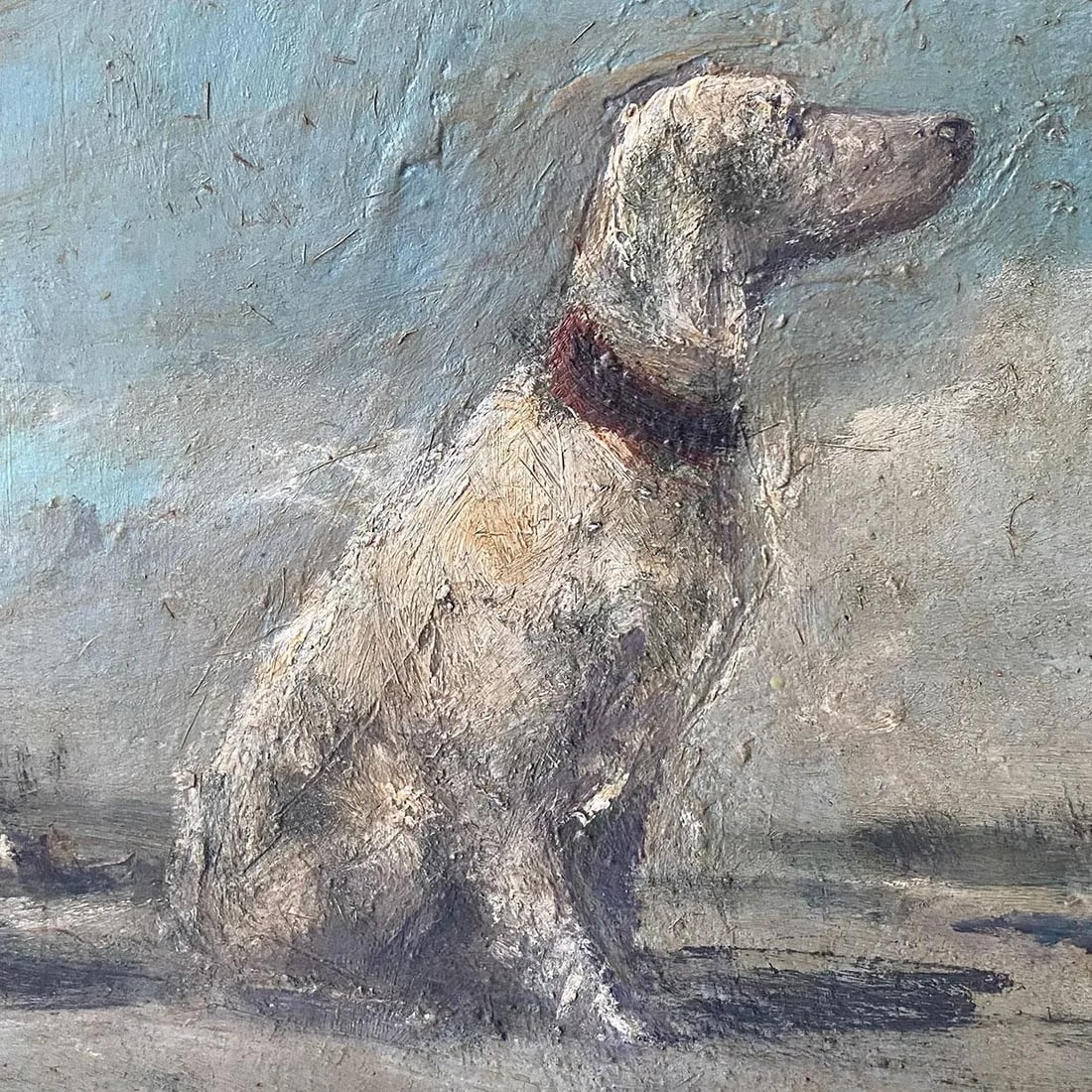 2007 Goran Djurovic Oil on Canvas Painting, the Dog - 7