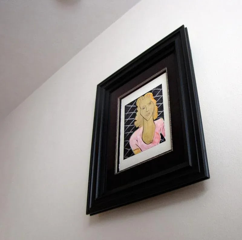 Henri Matisse "La Dame Au Corsage Rose" Limited Edition Lithograph, Paris 1943, Custom Framed - 5