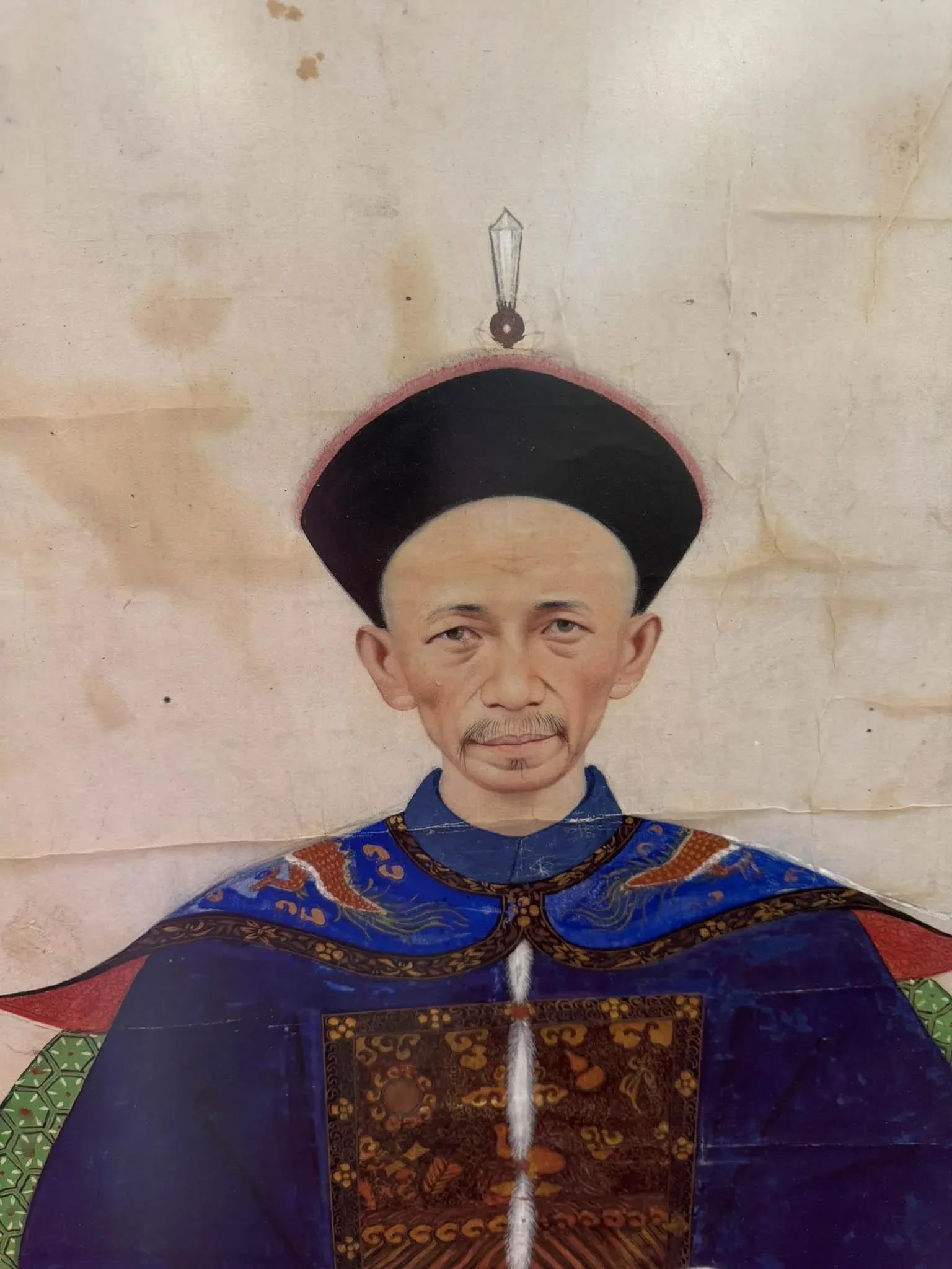 19th Century Ancestor Portraits of a Noble Couple - 4