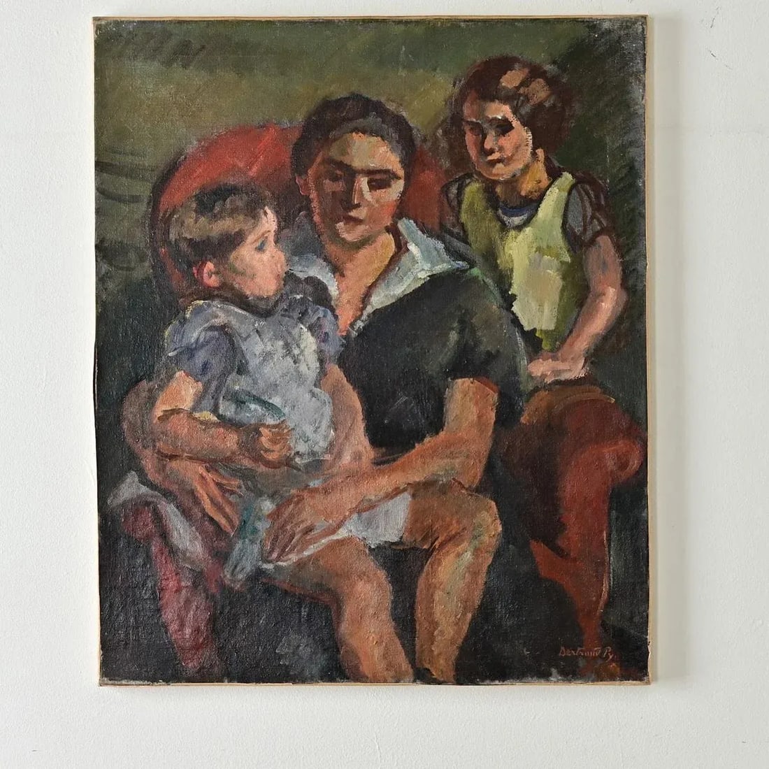 French Vintage Oil Painting by Bertrand Py - 2