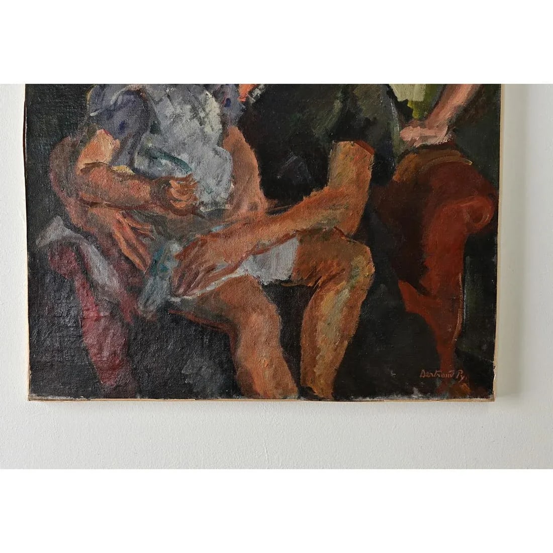 French Vintage Oil Painting by Bertrand Py - 4