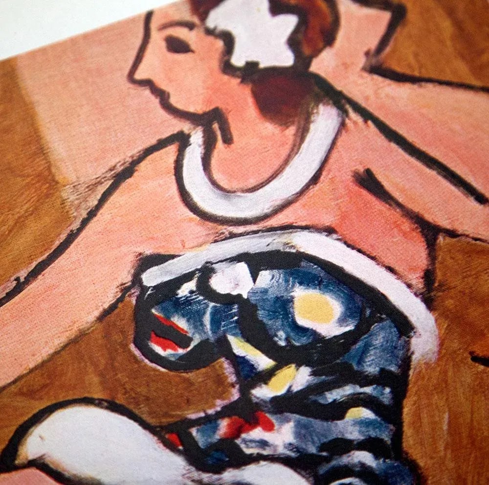 Henri Matisse Limited Signed " Danseuse Assise...1942" Lithograph W/Frame - 3