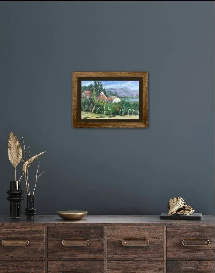 Modern Impressionist Style, Original Plein Air Oil Landscape - 3