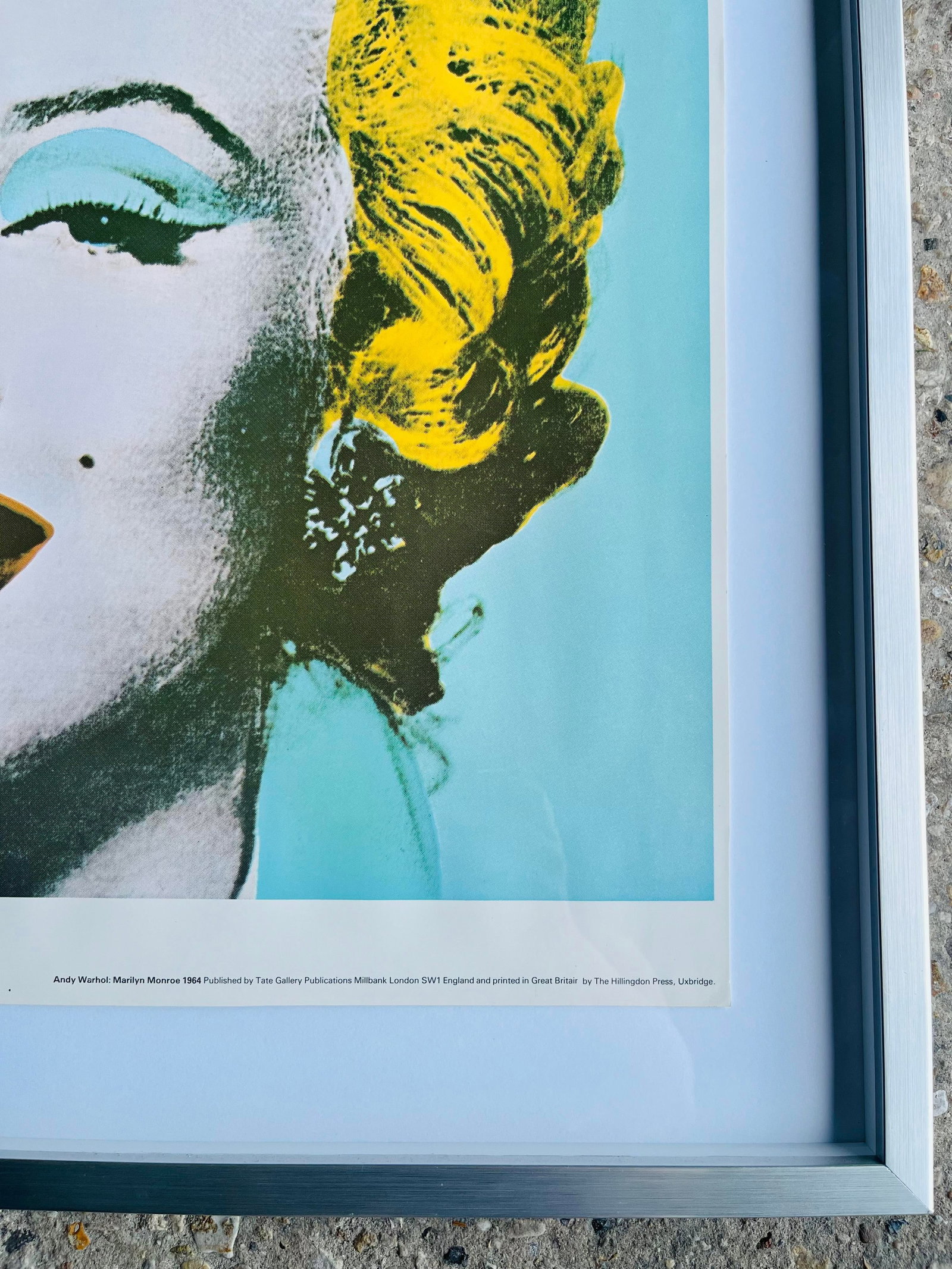1970s Original Warhol Poster From Tate Modern Museum in London, Framed - 2