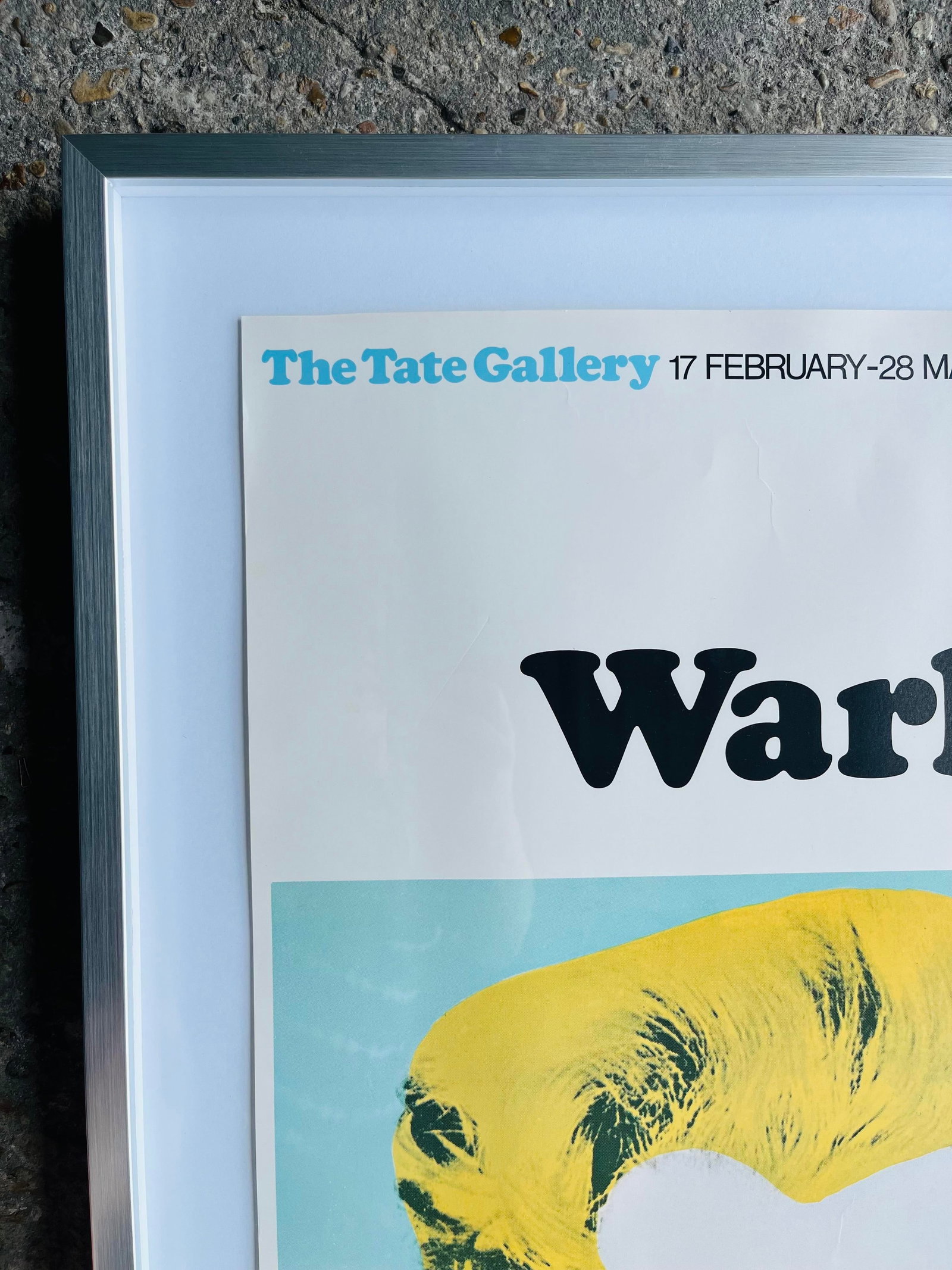 1970s Original Warhol Poster From Tate Modern Museum in London, Framed - 3