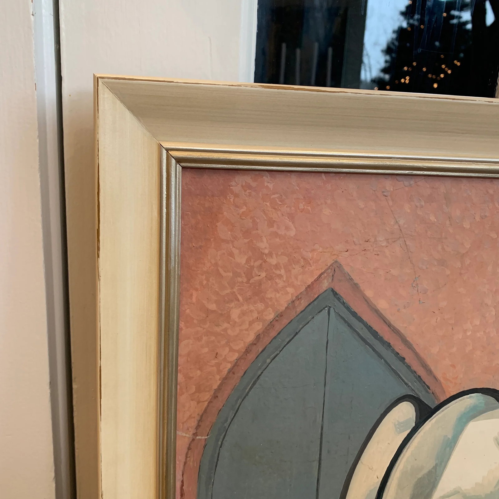 1980s Portrait of Nuns Painting, Framed - 4