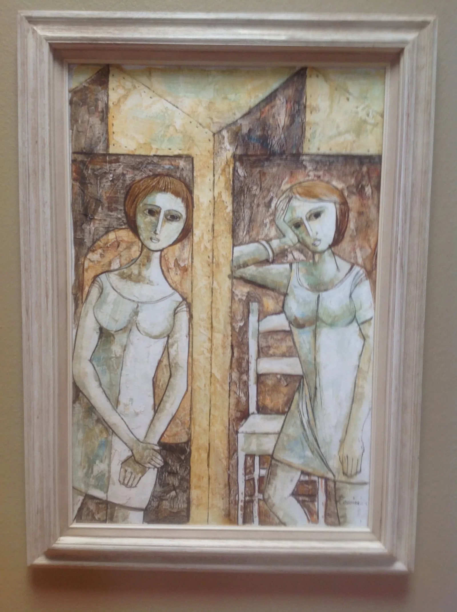 Mid Century Modern Painting by Rossini - 2