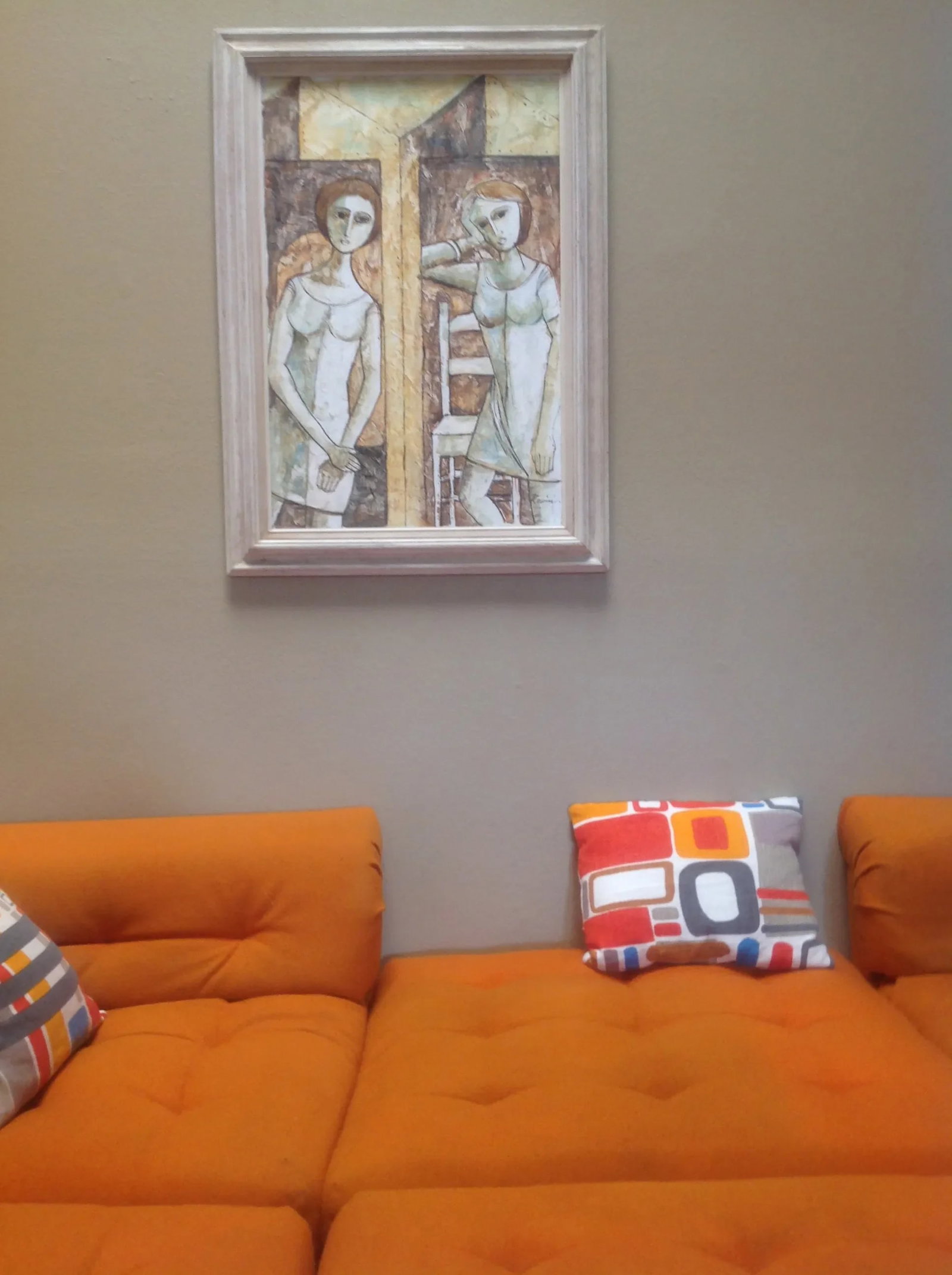 Mid Century Modern Painting by Rossini - 3