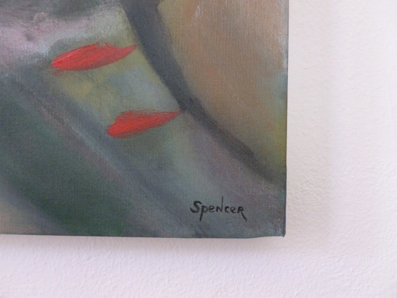 "Wonder" Oil and Acrylic Painting by Scott Spencer - 5