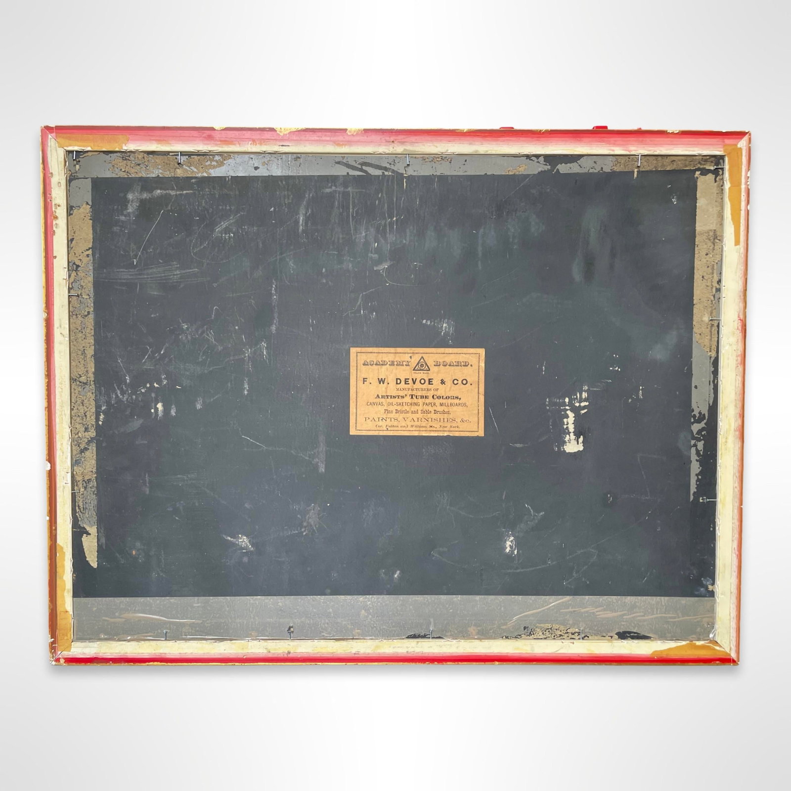 Early 20th Century F. W. Devoe & Co. Early American Landscape Oil Painting, Signed & Framed - 5