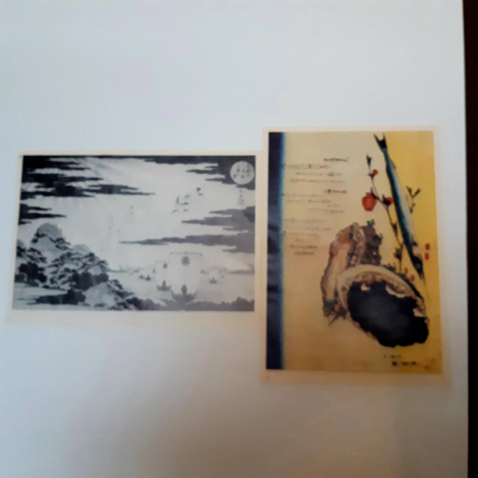 Vintage Japanese Landscape Scene Prints - a Pair - 4
