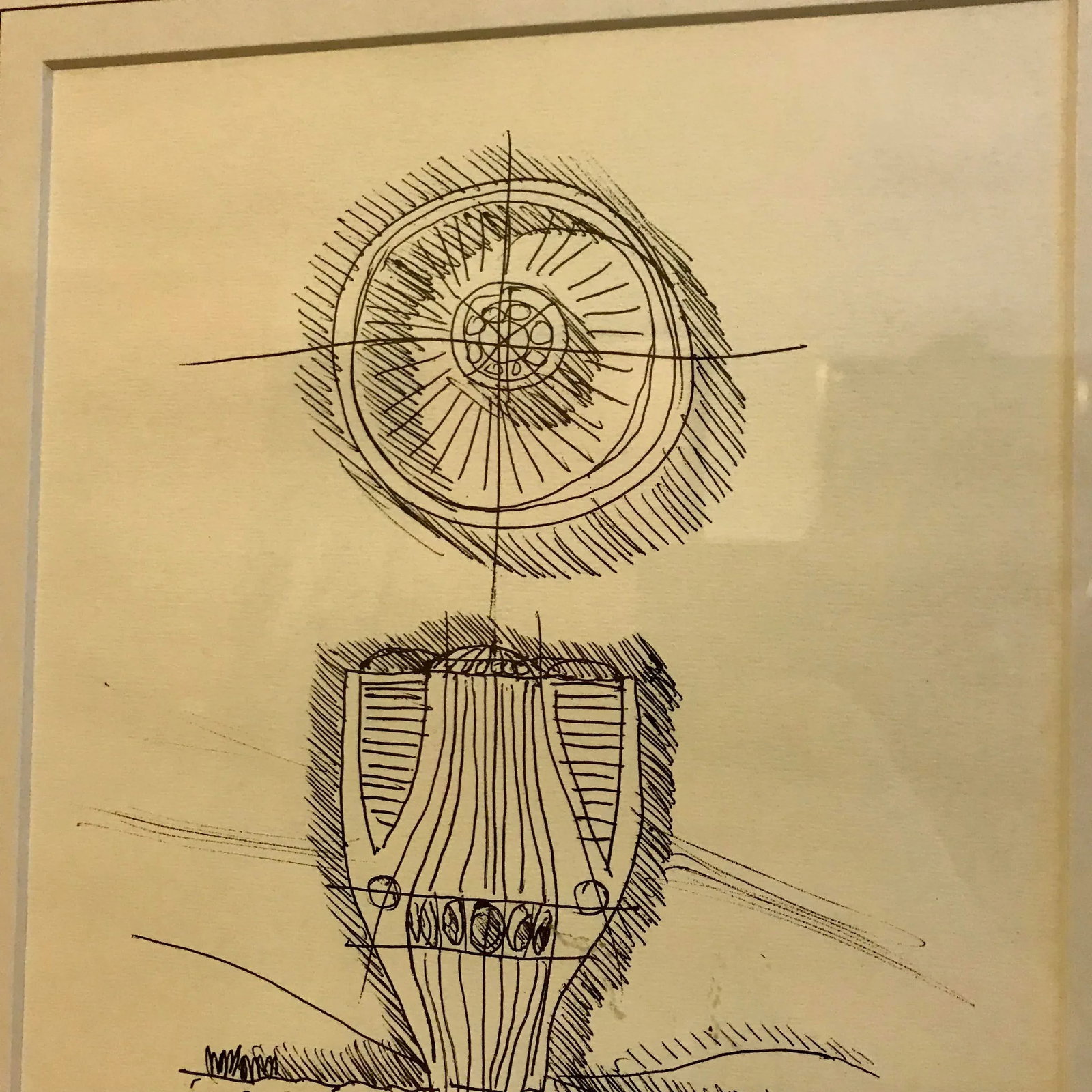 Paolo Soleri Sketch Lithograph - 3