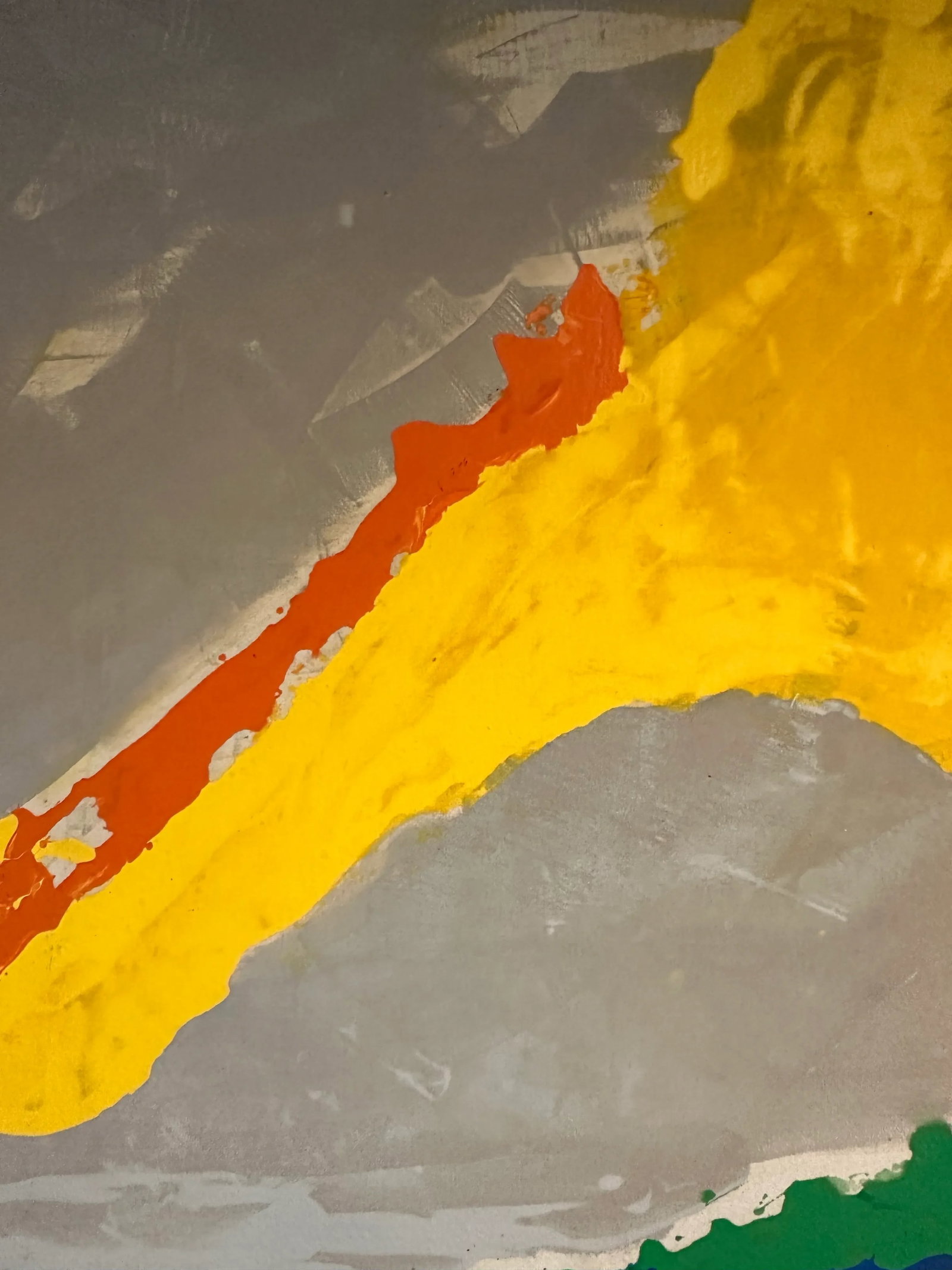 1980s Monumental Vintage Abstract Colorfield Painting - 5