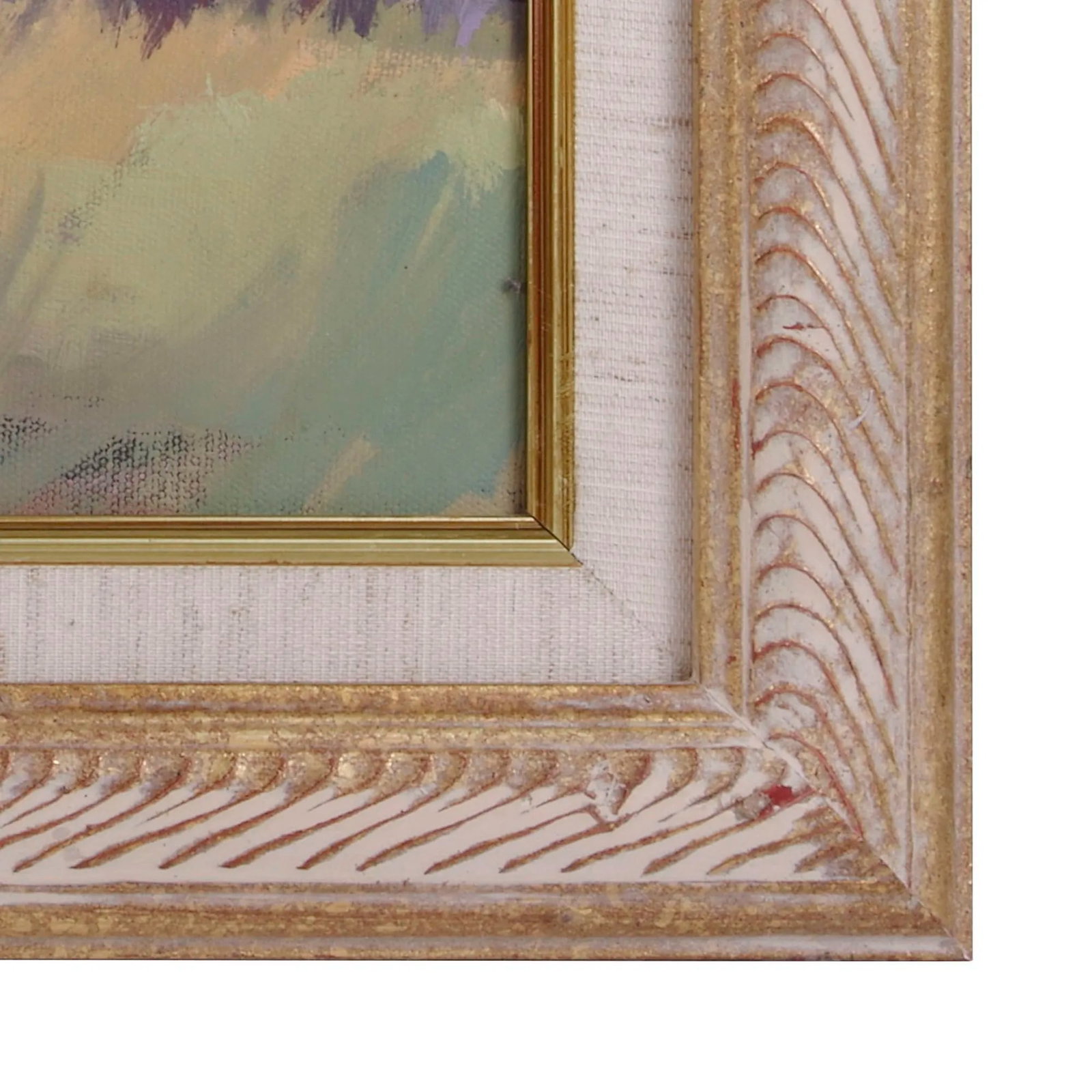 Howard Carr Ranch House and Field Oil Painting, Framed - 3