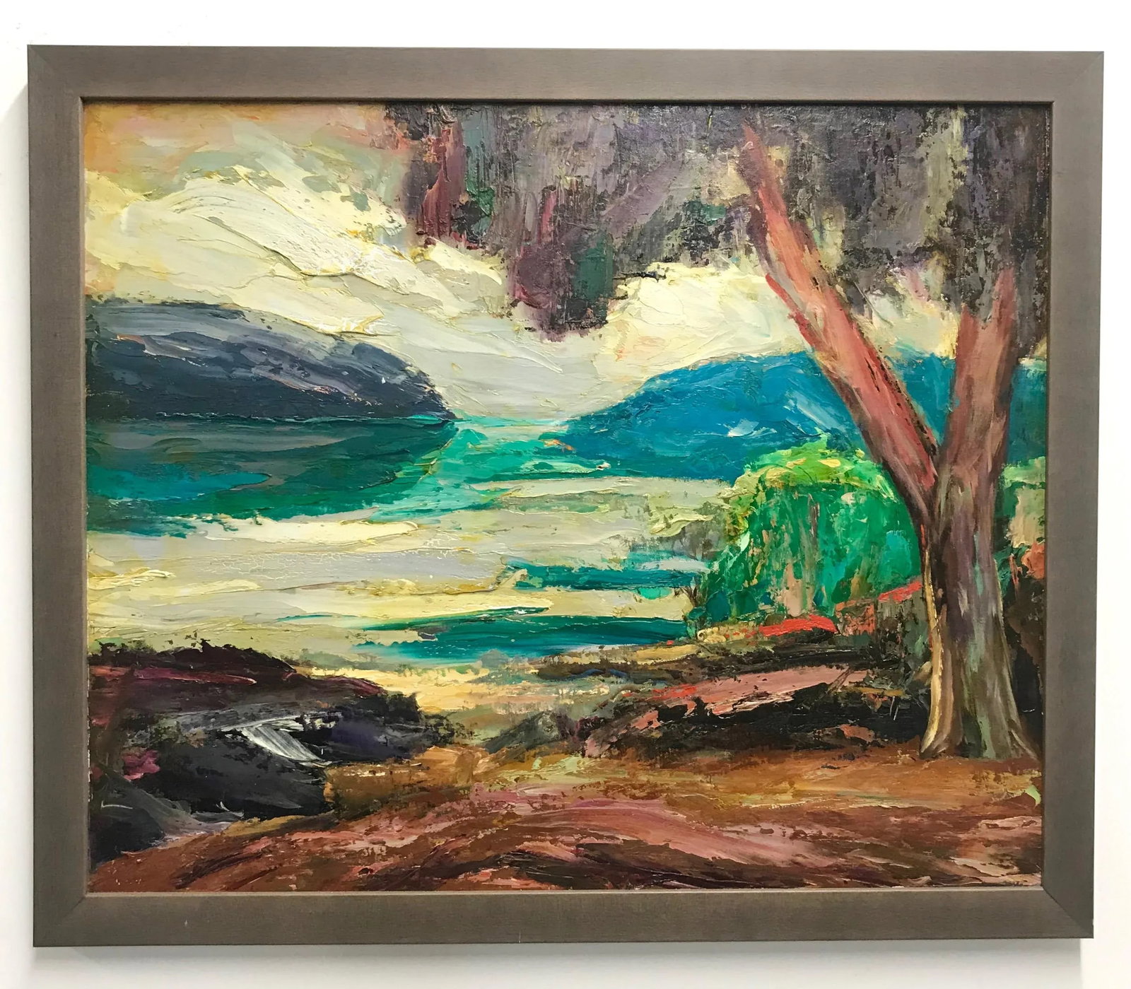 1930s "Sheltered Inlet" Painting by Walter A. Bailey - 6