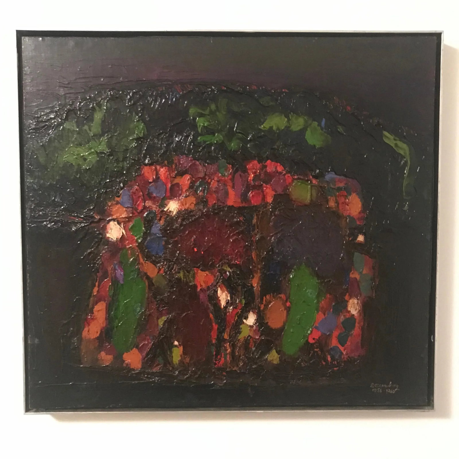 Abstract Expressionist Ralph Rosenborg: "Mountain Landscape" 1956-1960 - 11
