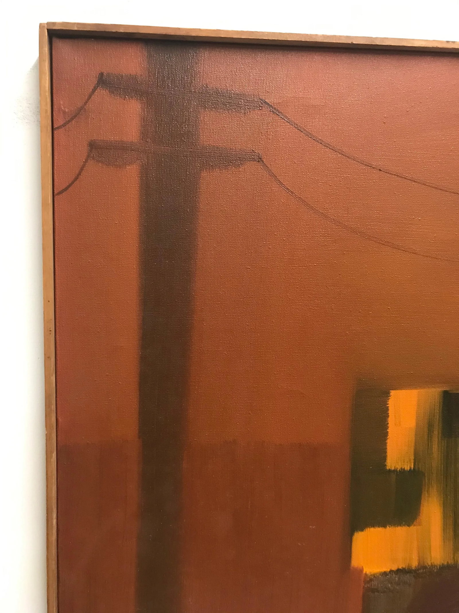 1960s Mid Century Cityscape Oil Painting by Arnold Weber - 2