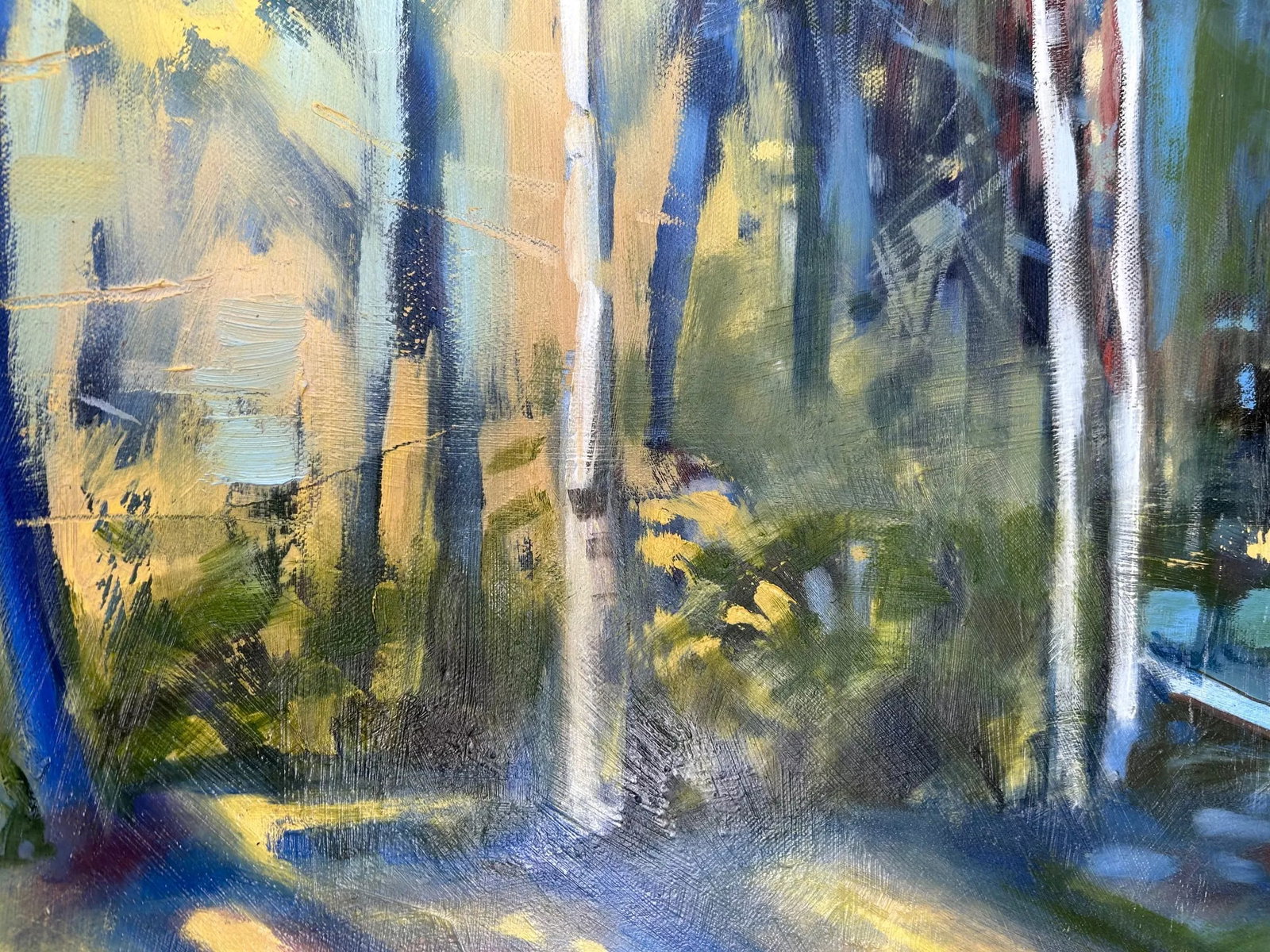 Stolen Moments, Original Oil Painting, Framed - 5