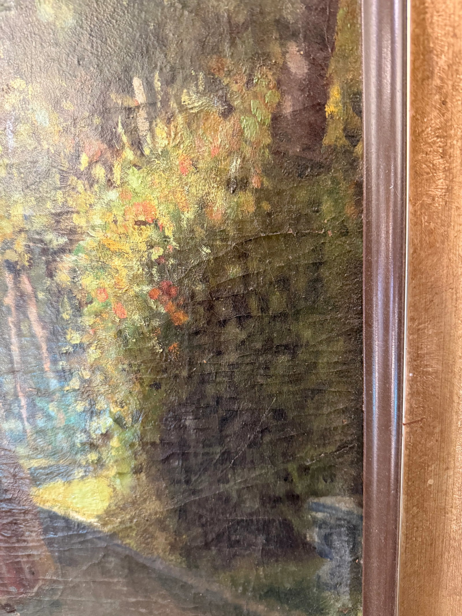 19th Century French Oil Painting on Canvas - 2