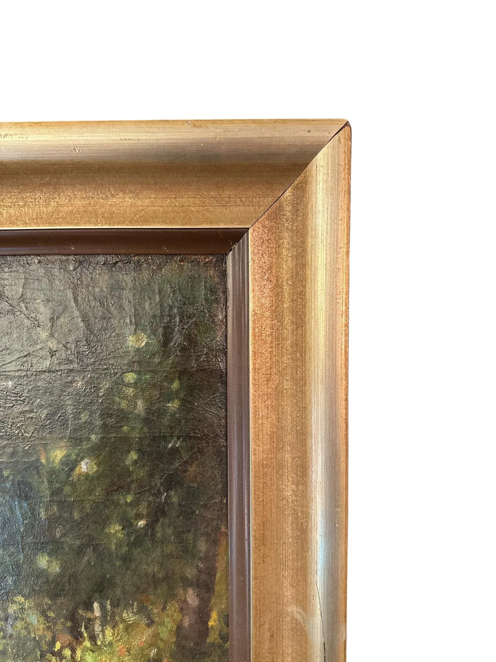 19th Century French Oil Painting on Canvas - 4