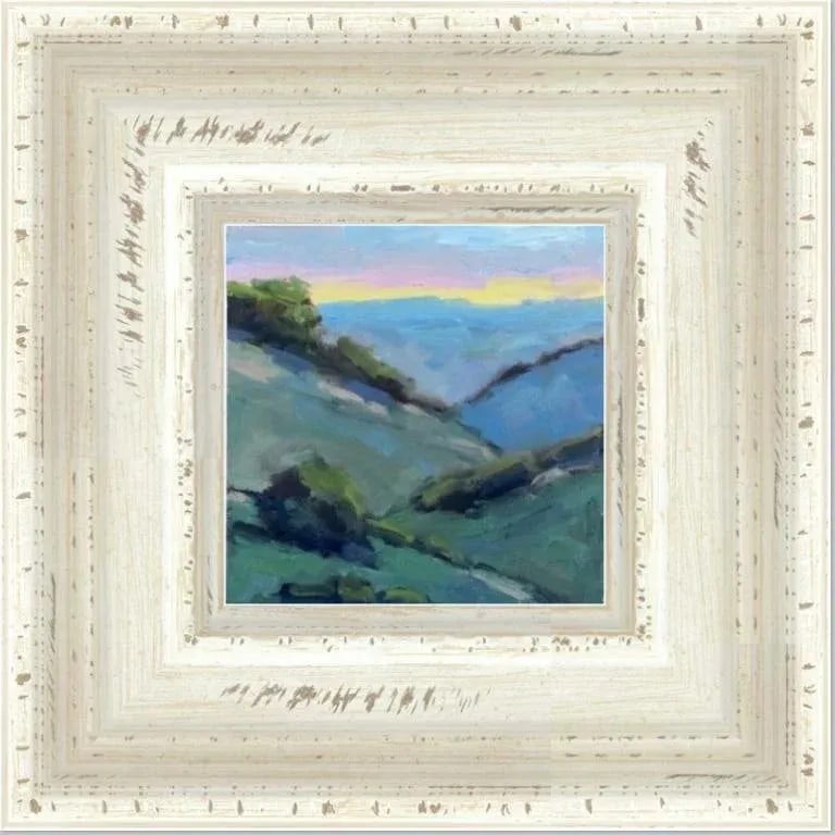 Contemporary Oil Painting - Mt. Diablo Sunset - 8